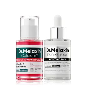 Lumi firm & lift Duo | Korean facial Collagen Firming serum plumping skin & tightening refines skin repair density | Cyano Pink Spicule Serum + P