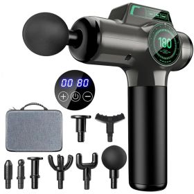 Powerful Massage Gun 99 Speed Levels 8 Attachments for Muscle Recovery